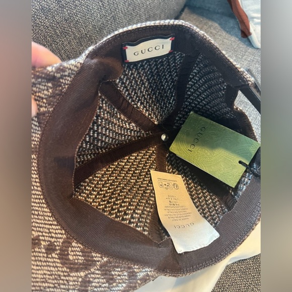 Gucci Brown and Black baseball Cap. Size S - Picture 5 of 5